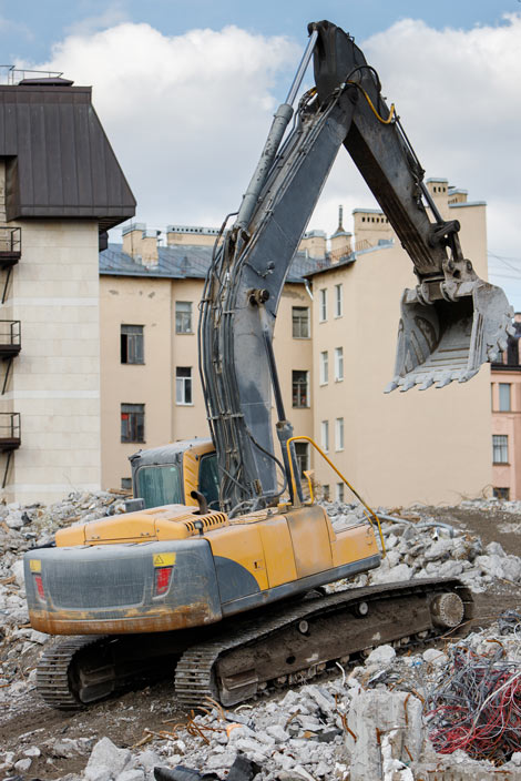 Leia sobre entulhos da construção civil em obras.
